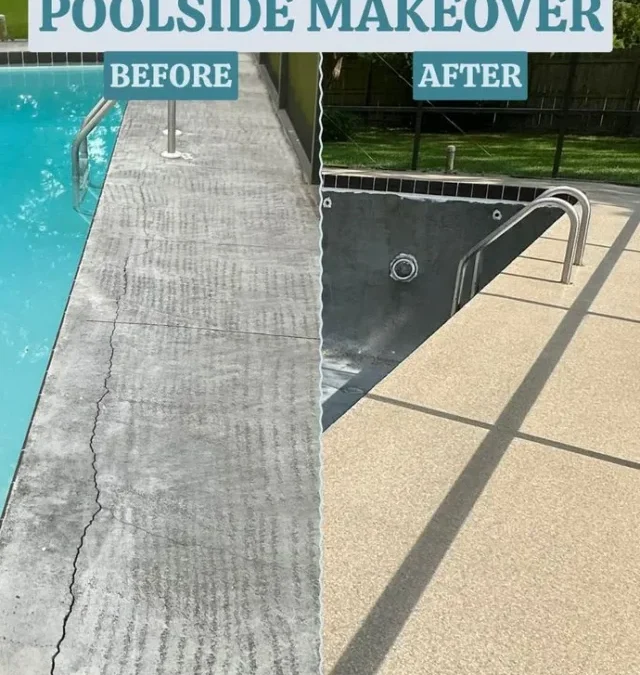 A play on words regarding the ‘edge’ of the pool.